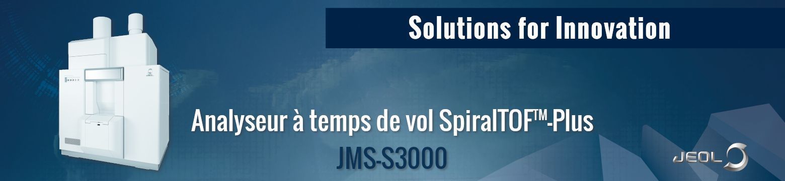 Spectromètre de masse SpiralTOF-Plus. JMS-S3000 Analyseur à temps de vol JEOL SpiralTOF-Plus. JMS-S3000