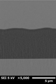 échantillon Wafer de Si. Cooling temperature control