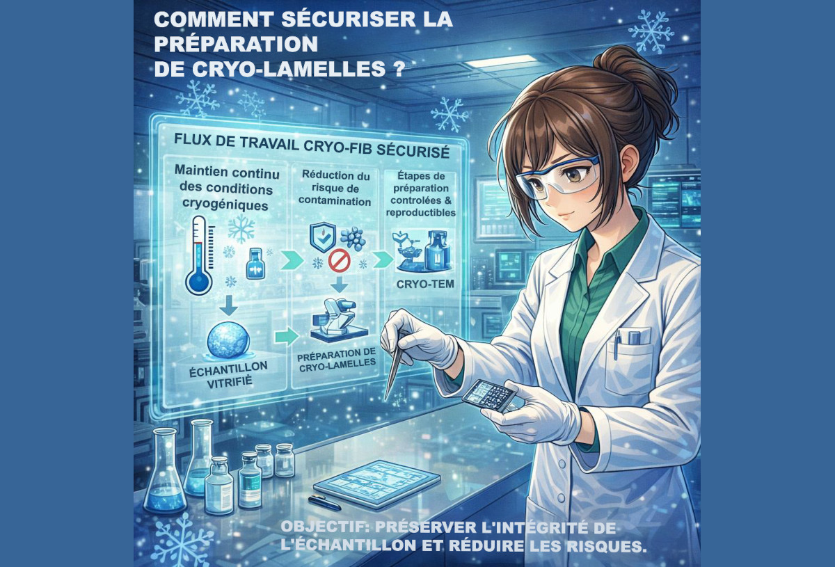sécuriser la préparation de cryo-lamelles